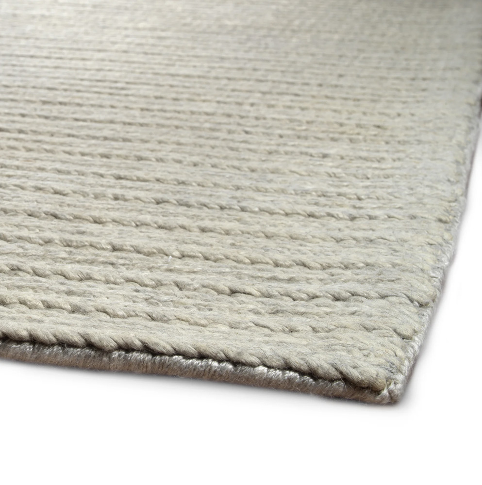 Leonora Bedford Cord Rug Silver
