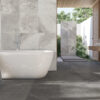 Losa Stone F10223 Medium Gray F10220 R10 Off white wall copy